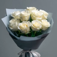 Белые розы &laquo;Белый лён&raquo; 0