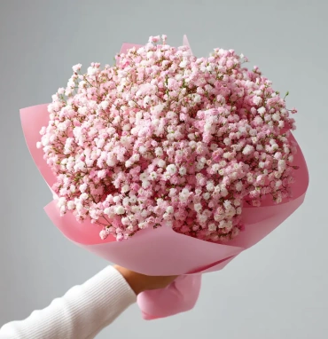 Монобукет из гипсофилы «Воздушная сказка»