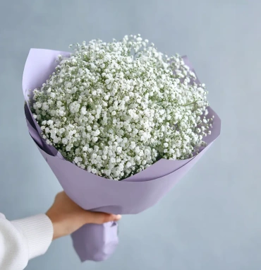 Монобукет из гипсофилы «Облачная нега»