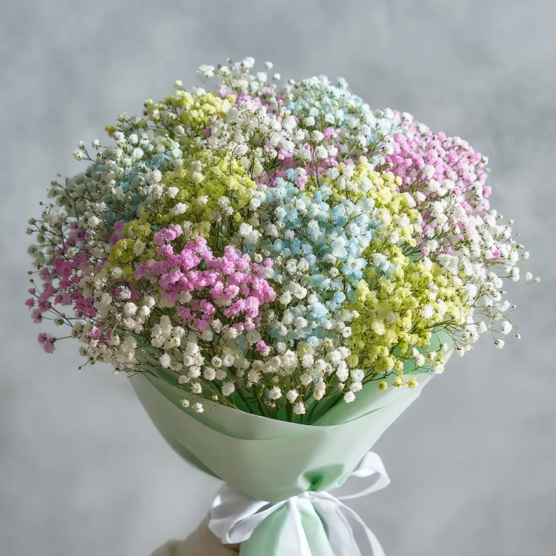 Монобукет из гипсофилы &laquo;Нежный акцент&raquo;