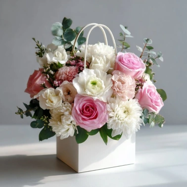 Композиция в сумочке «Нежность с собой»