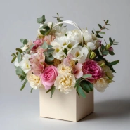 Цветы в сумочке &laquo;Прогулка по Парижу&raquo; 0