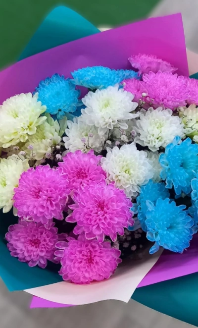 Цветной букет