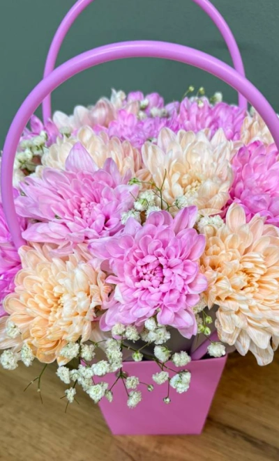 Милые хризантемы