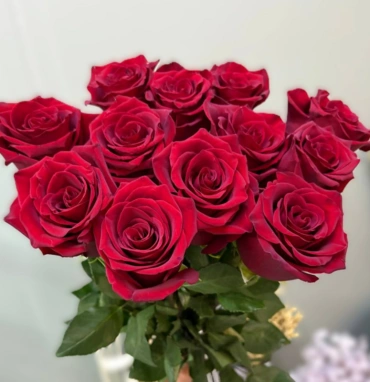 Роза красная 1шт-350руб